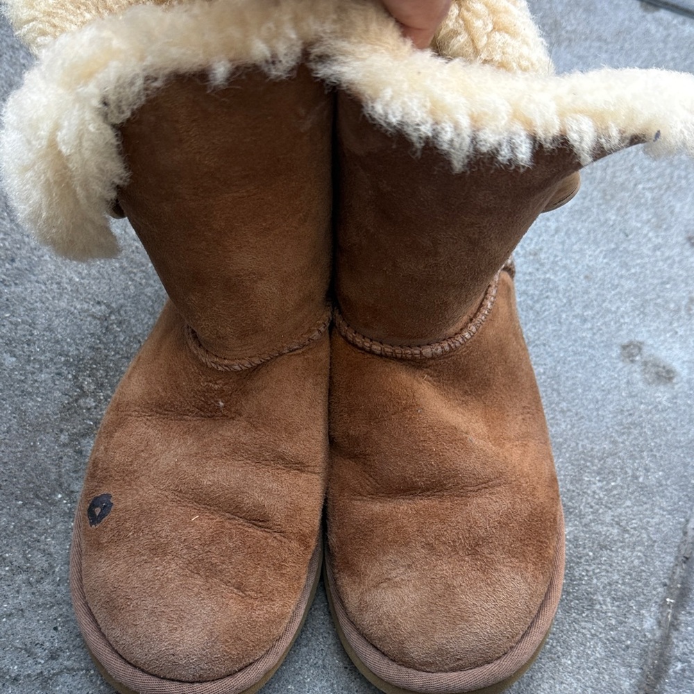 UGG Tan Shearling Boots